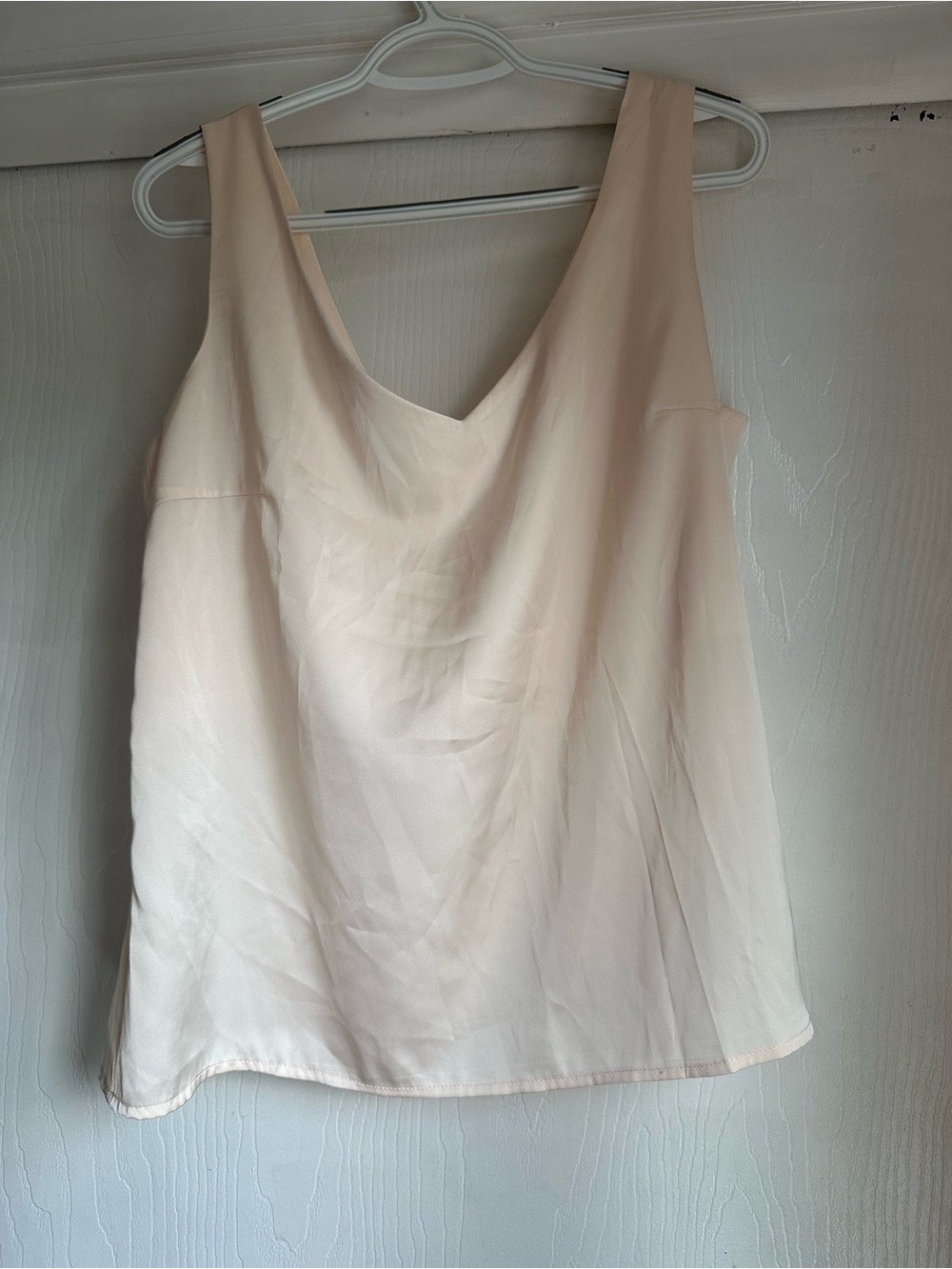 Women's Satin Camisole Tank Top - Blush